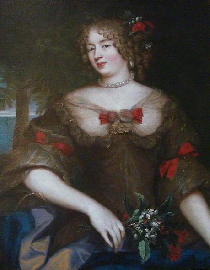 Pierre Mignard Portrait of Francoise Marguerite de Sevigne France oil painting art